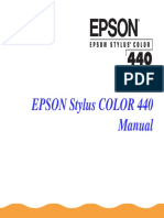 EPSON Stylus COLOR 440 Manual