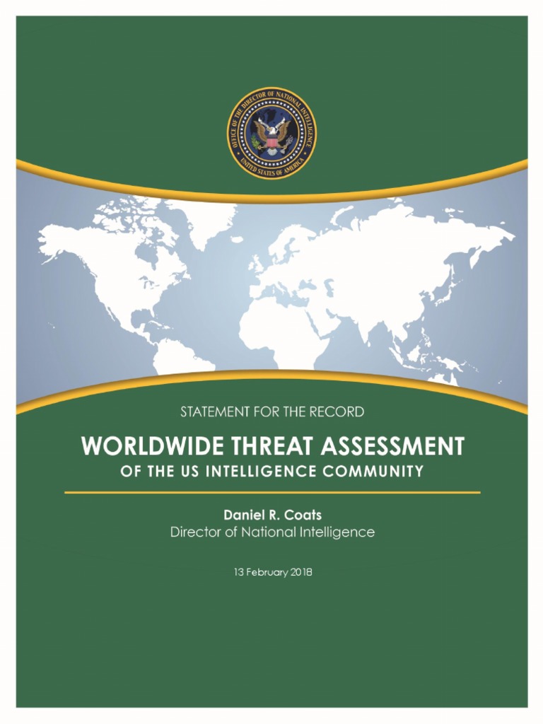 Worldwide Threat Assessment 2018 Us Director Of National