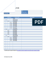 Work Breakdown Structure Template