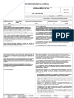 Planificacion Anual Matematicas 10º EGB