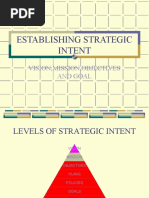 Establishing Strategic Intent