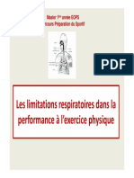 2 - M1 EOPS - Limitations Respiratoires À Lexercice - 2015-2016