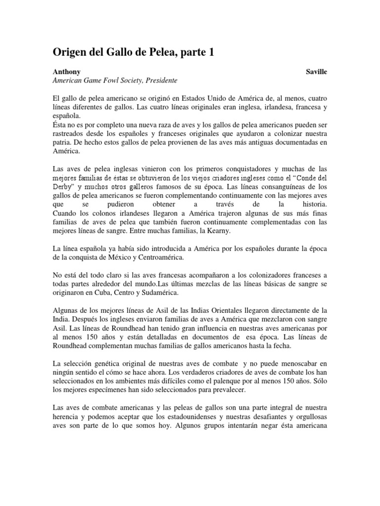 Pelea de Gallos | PDF, image size:768x1024