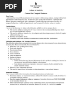 Dental Treatment Informed Consent Form | PDF | Dentistry | Human Tooth
