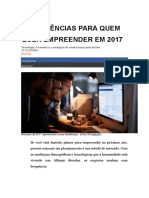 10 Tendências para Quem Quer Empreender em 2017