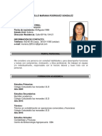 Perfil profesional Michelle Rodríguez contadora CBA