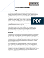 Download Unternehmensportrt mobilede by mobilede GmbH SN37146317 doc pdf