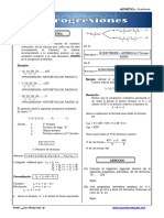 Progresiones Aritmética y Geométricas