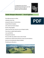 Poem Under Mangere Mountain by David Eggleton