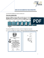 Especificaciones de Los Documentos Digitales
