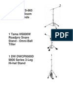 Lost Equipment List