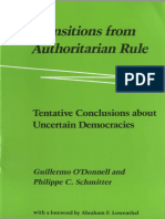 Transitions From Authoritarian Rule