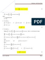 Determination of Fourier Constants