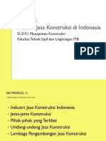 Modul 1 Industri Jasa Konstruksi Di Indonesia