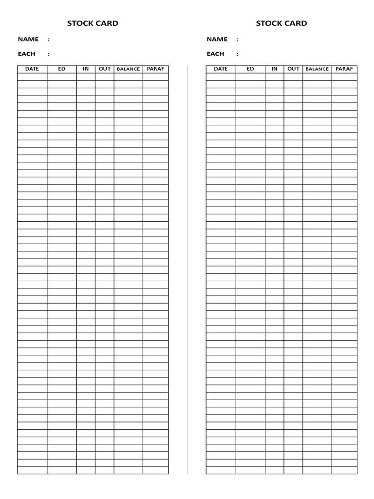 Reagent Stock Usage Log | PDF | Technology & Engineering