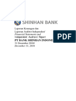 Laporan Keuangan PT Bank Shinhan Indonesia 2016