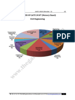 CE - GATE-2018 - Paper - 11-FEB-2018 Morning Session