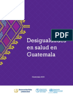 Desigualdades en Salud en Guatemala
