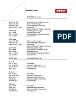 2018 Yearly Academic Calendar