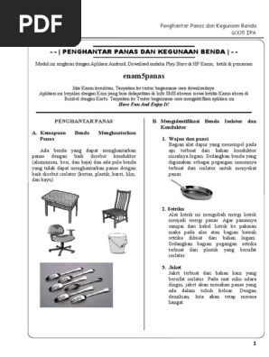 Bahan penghantar panas