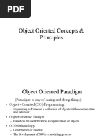 Object Oriented Concepts & Principles