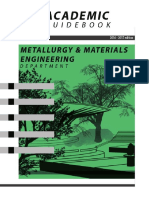 Academic Guidebook Metallurgy Materials Engineering 2016 2017 Edition