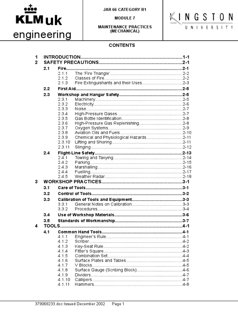 Easa Module 07 | PDF | Rivet | Pipe (Fluid Conveyance)