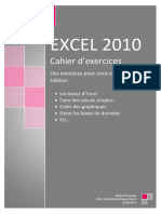 Cahier Exercices Excel