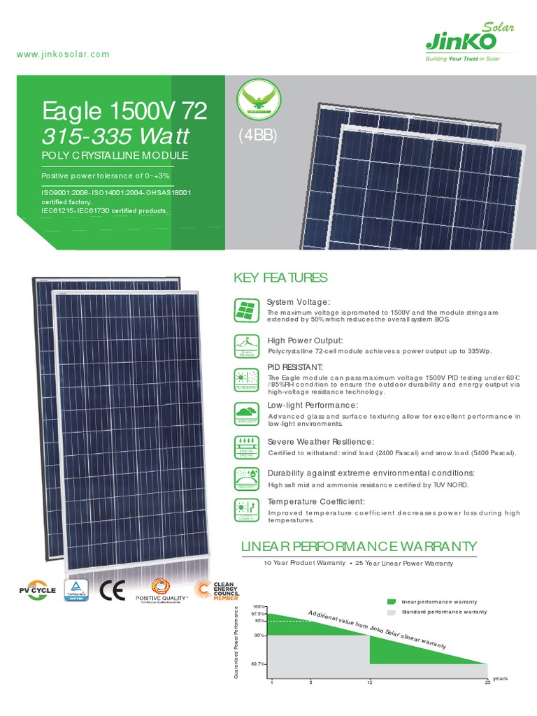 En-Eagle 1500V 72 Datasheet | PDF | Electrical Engineering | Materials