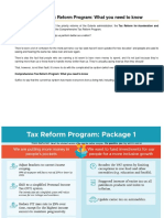 Comprehensive Tax Reform Program
