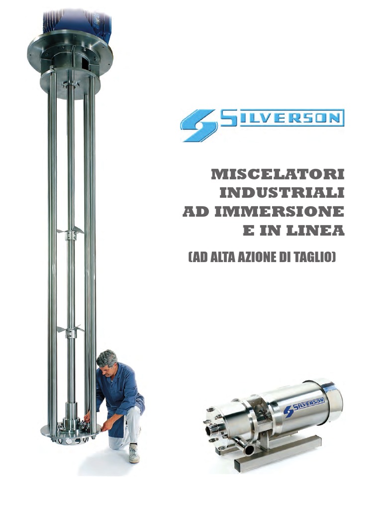 SILVERSON Mixer Industriali PDF