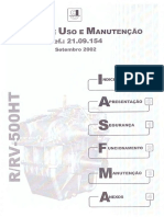 Livro de Uso e Manutenção Er-Rv-500 HT