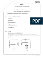 Modul 1 Voltmeter Dan Amperemeter