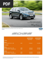 Lista de Preturi Ford Edge