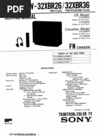 emi Sony KP-53XBR45 SM | PDF | Science & Mathematics
