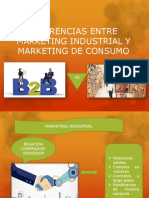 Diferencias Entre Marketin Industrial y Marketing de Consumo