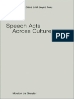 Susan M. Gars, Joyce Neu Speech Acts Across Cultures - Challenges To Communication in A Second Language (Studies On Language Acquisition) 2006
