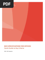 BCO Specification For Offices