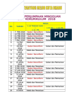 Takwim Perjumpaaan Mingguan Koku 2018