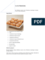 Bolinho de Chuva Da Palmirinha