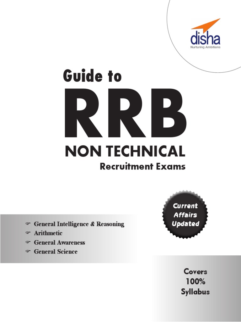 Guide To RRB Non Technical Recruitment Exam | PDF