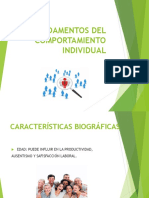 Fundamentos Del Comportamiento Individual