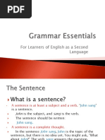 Grammar Es Sent A Ls