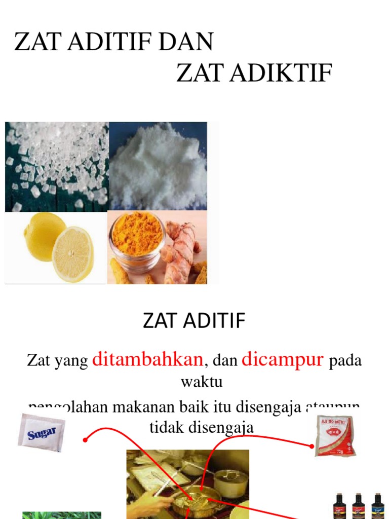 Gambar Poster Zat Aditif