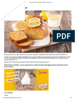 Limonlu Ev Keki Tarifi, Nasıl Yapılır - Yemek
