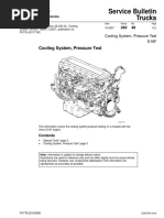 Cooling System Pressure Test