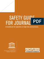RSF Safety Guide for Journalists