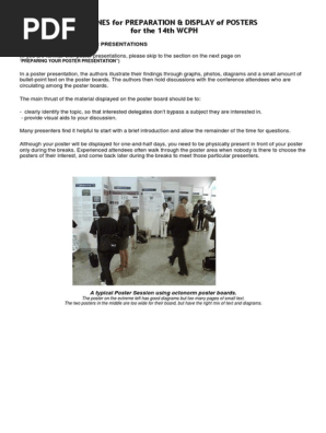 Guidelines for Poster Preparation