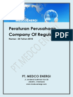 Peraturan Perusahaan PT Medco Energi PDF