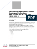 Configuring 3G Wireless For Modular and Fixed Cisco Integrated Services Routers (HWIC-3G-CDMA, HWIC-3G-CDMA-x, and PCEX-3G-CDMA-x)